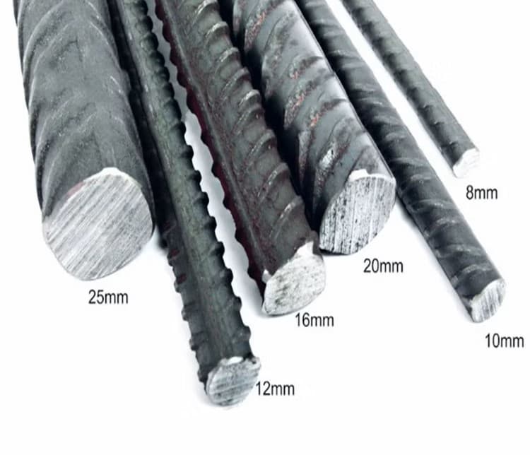 Construction Iron Rods B500 Steel Rebars (6-10mm) - High quality construction material available for delivery across Ghana