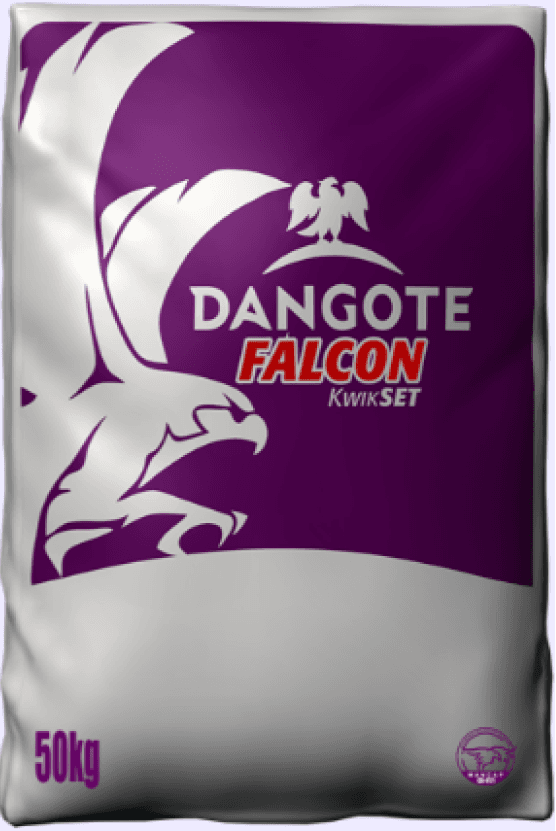 Dangote Falcon Kwikset - High quality construction material available for delivery across Ghana